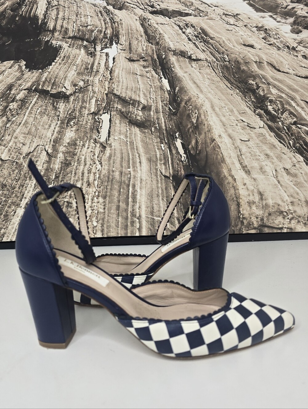 LK Bennett Checkered Heels